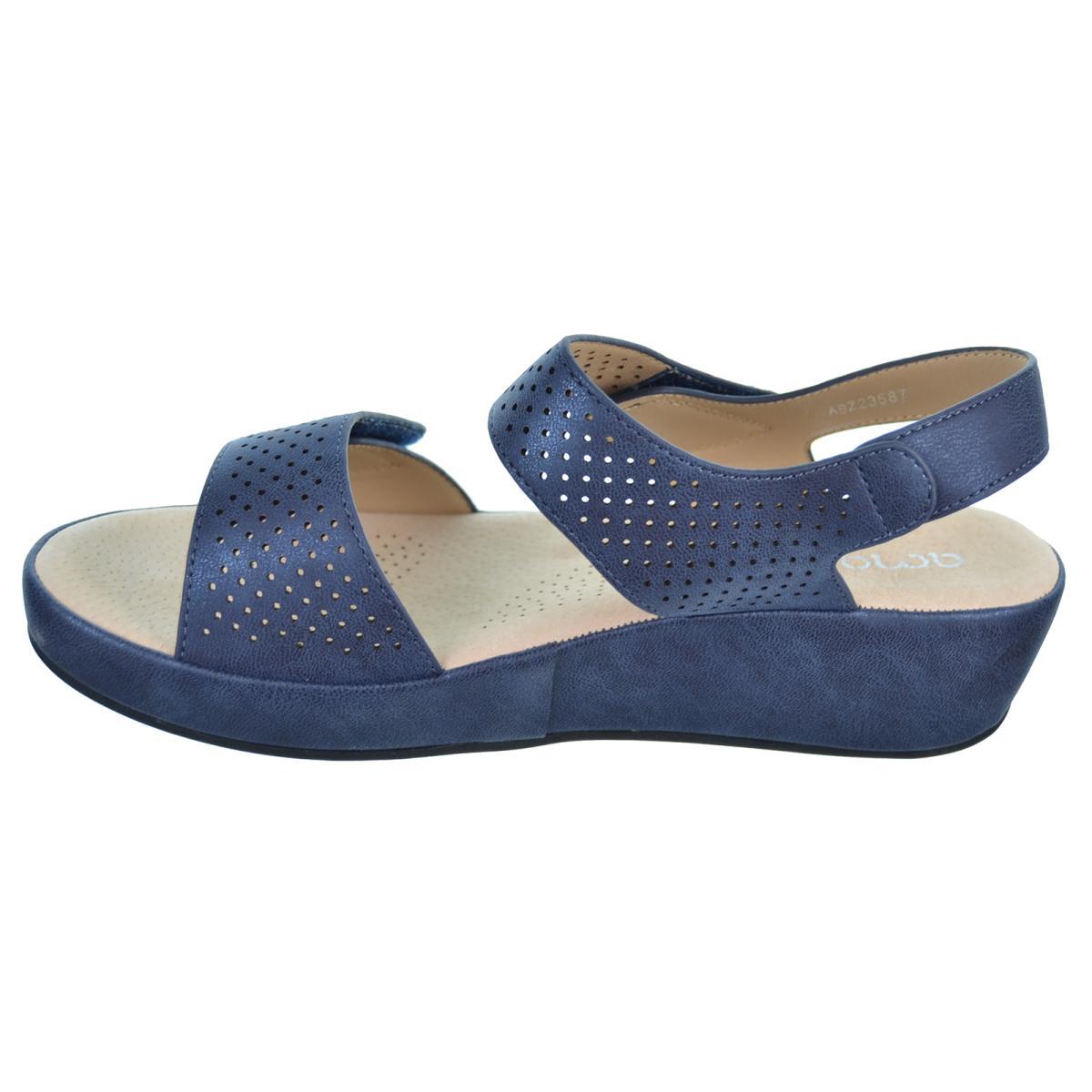 Amarpies 23587 Sandalia Confort Cuña Mujer Pies Delicados