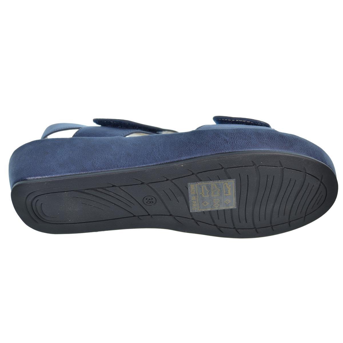 Amarpies 23587 Sandalia Confort Cuña Mujer Pies Delicados