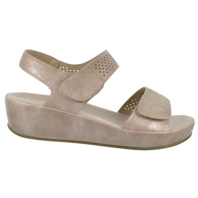 Amarpies 23587 Sandalia Confort Cuña Mujer Pies Delicados