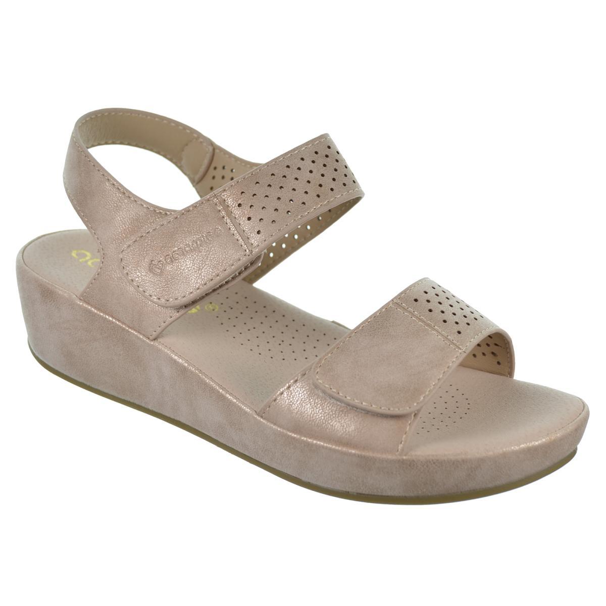 Amarpies 23587 Sandalia Confort Cuña Mujer Pies Delicados