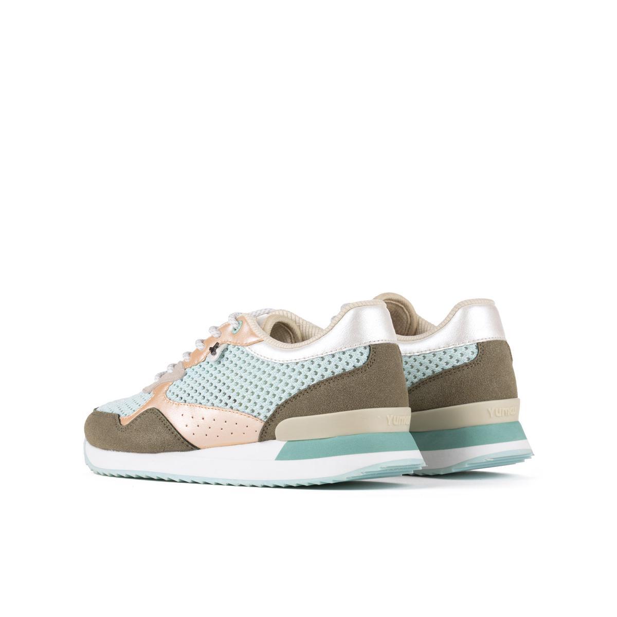 Yumas Fiorenza Sneaker Cordones Confort Latex Mujer