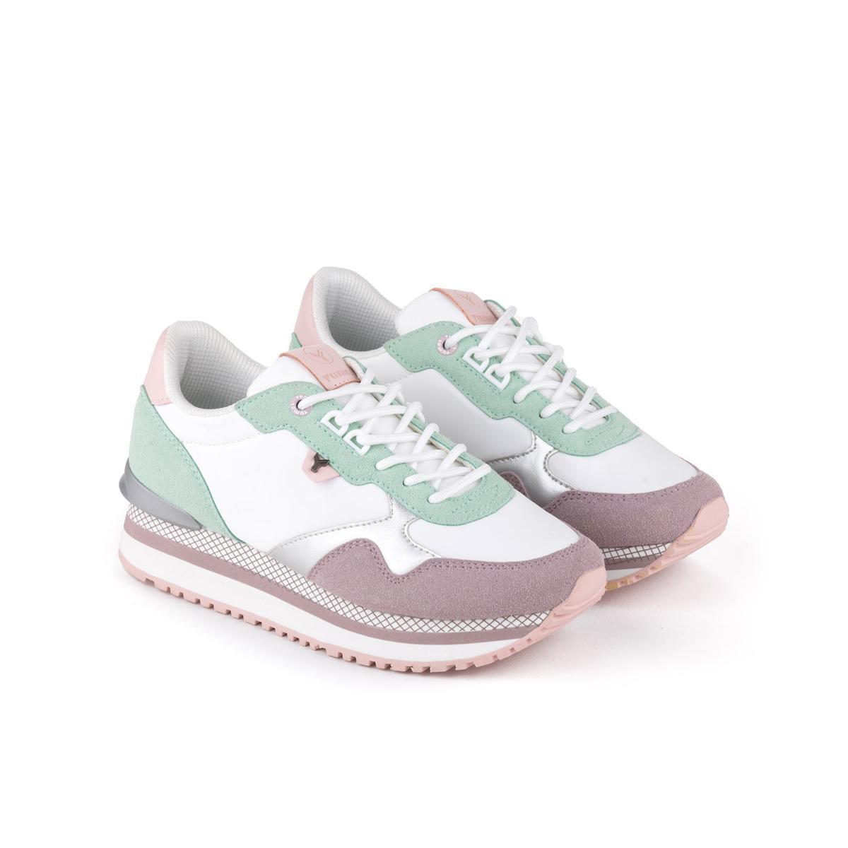 Yumas Cedrina Sneaker Transpirable Cordones Confort Mujer