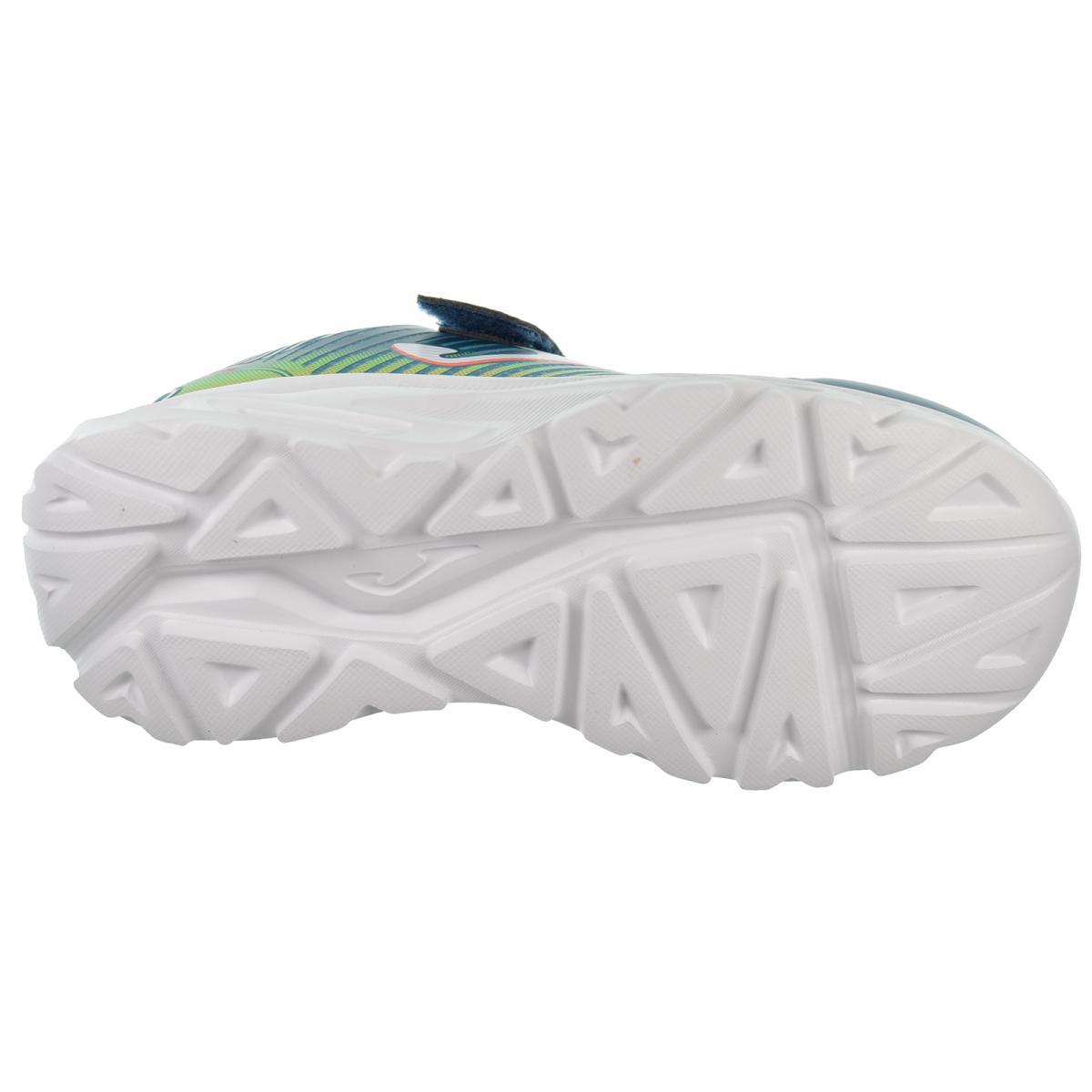 joma aquilesjr2417 deportivo acolchado con luces velcro y cordones para nino