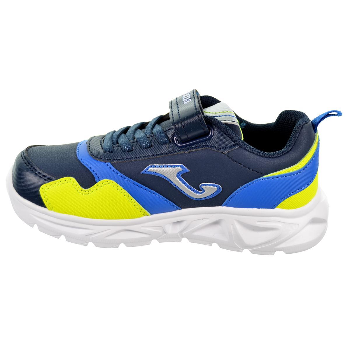 Joma Jstarw2403 Deportivo Luces Velcro y Cordones de Niño