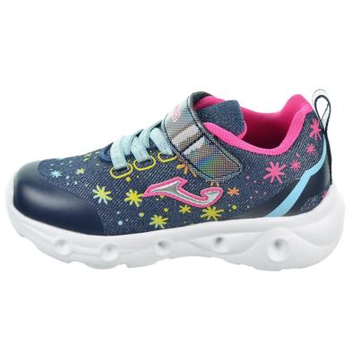 Joma Jspacw2403 Deportivo Textil con Velcro y Cordones Luces Niña