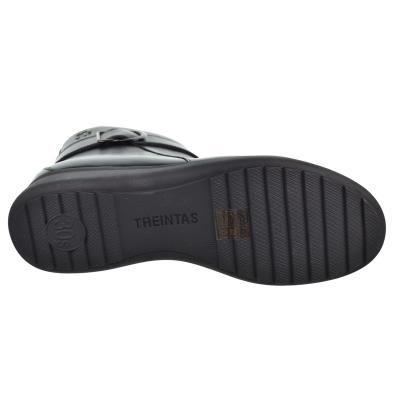 30S Treintas 4203 Botín Piel Cremallera Mujer Pies Delicados