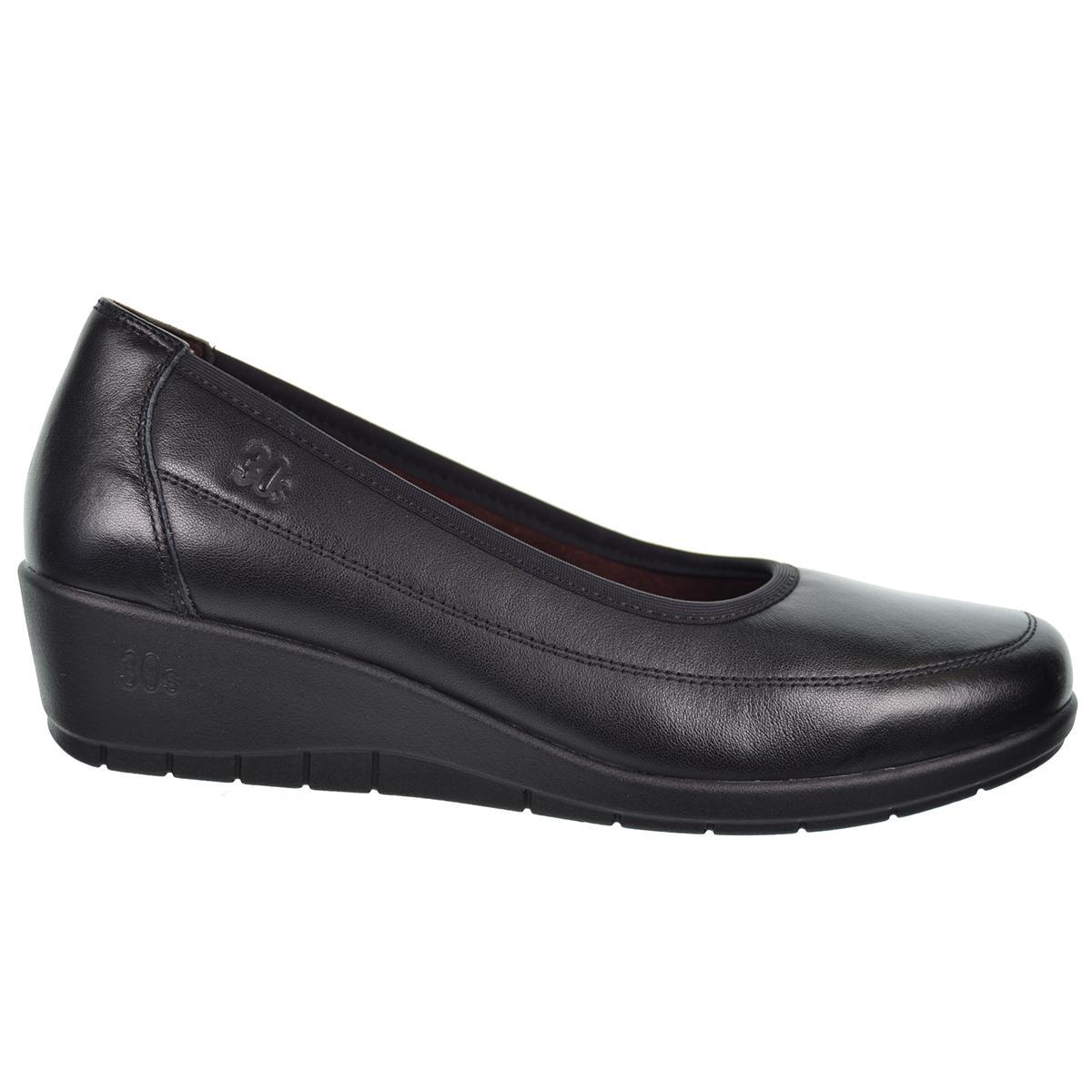 30S Treintas  3411 Zapato Piel Confort Cuña Mujer