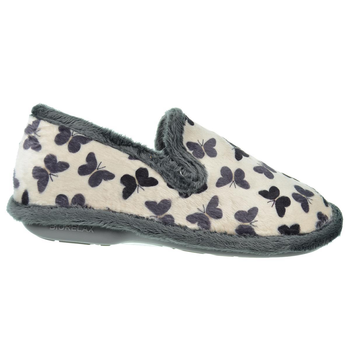 Biorelax 4601 Zapatilla Casa Textil Mujer Pies Delicados