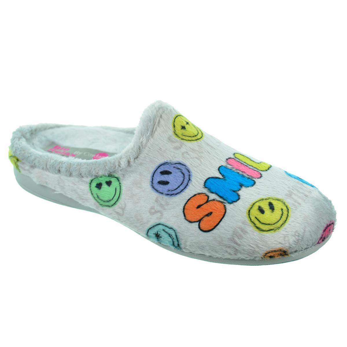 Biorelax 13383 Zapatilla Casa Textil Confort Mujer