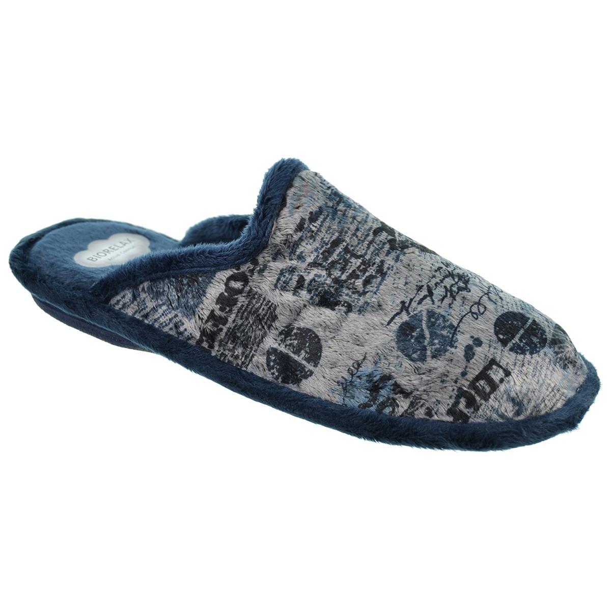 Biorelax 1511 Zapatilla Casa Textil Hombre Pies Delicados Biorelax 1511 Zapatilla Casa Textil Hombre Pies Delicados