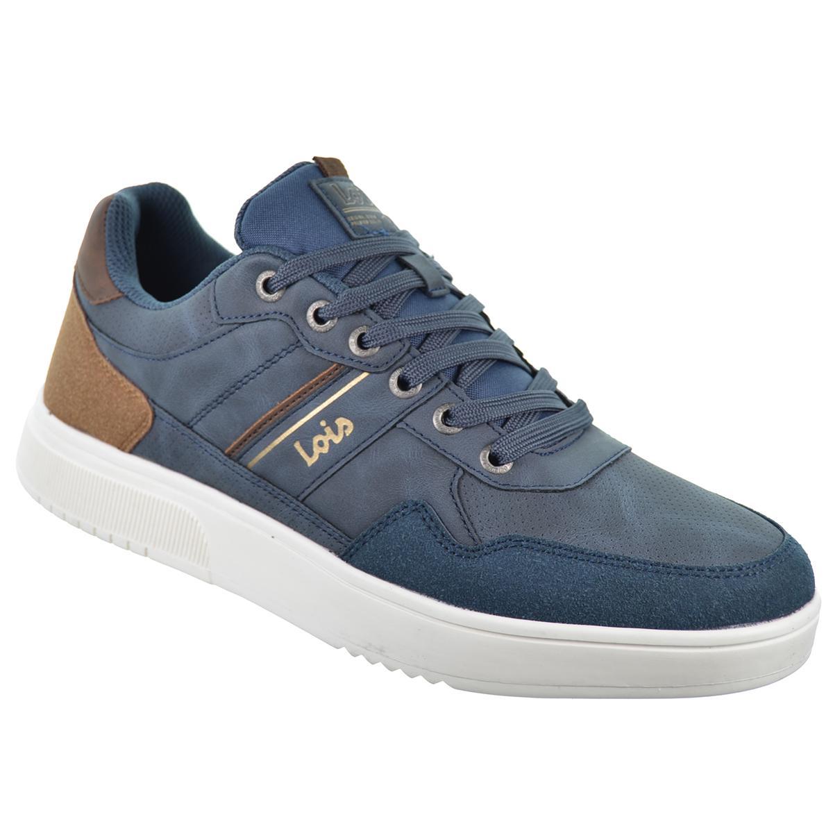 Lois 64428 Zapato Casual Sintético Acolchado Cordones Hombre