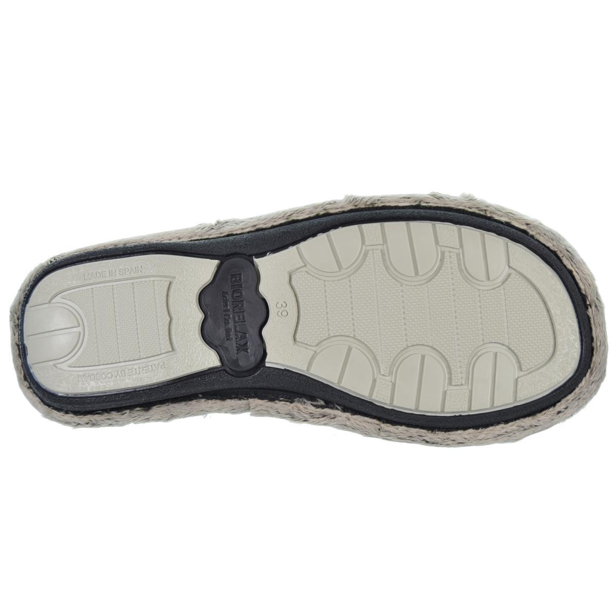 Biorelax 1507 Zapatilla Casa Textil Hombre Pies Delicados