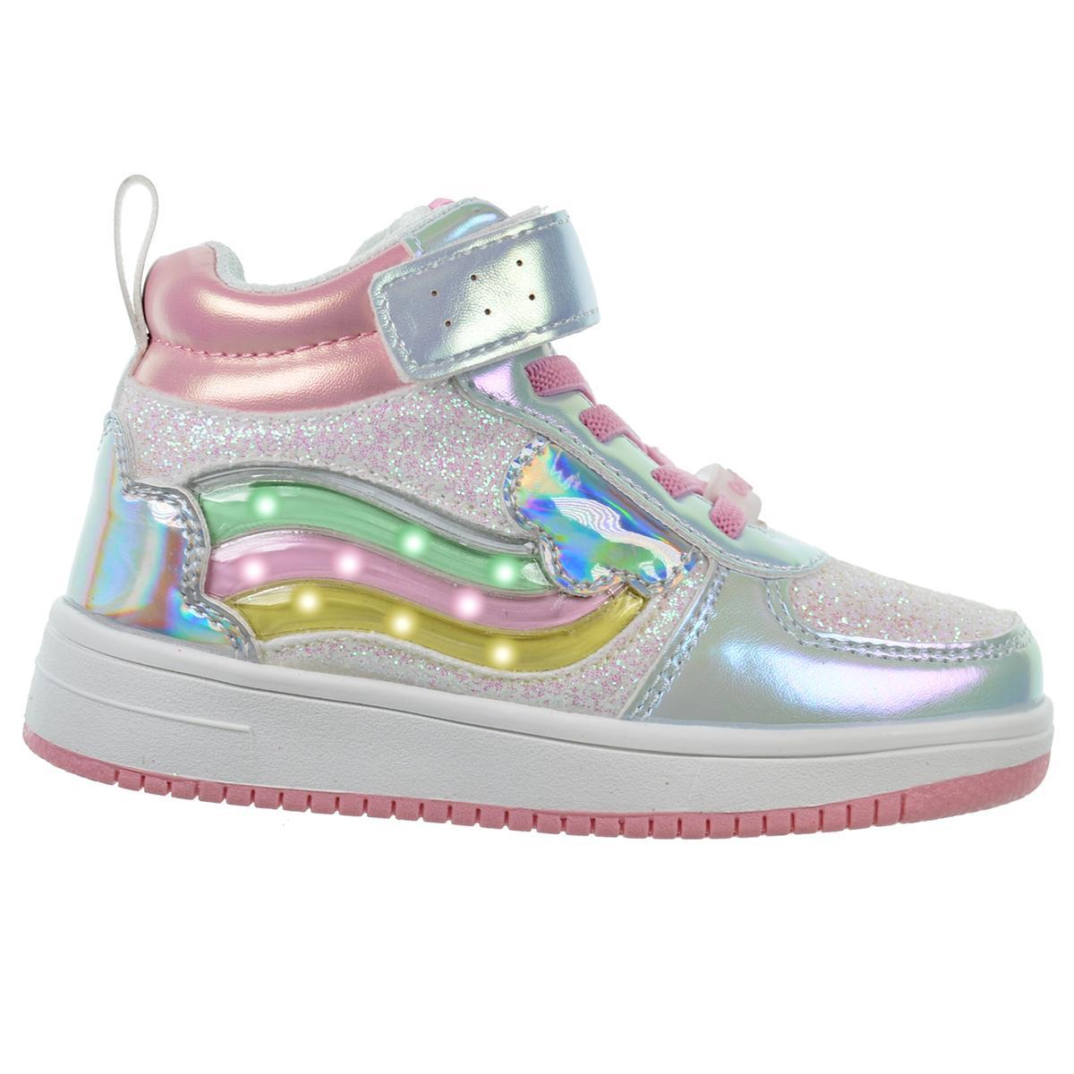 Conguitos 224037 Botín Sneaker Luces Velcro Cordones Niña