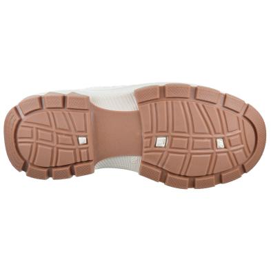 Refresh 172317 Zapatilla botín vegana con cremallera, cordones, suela dentada antideslizante y plantilla extraíble.