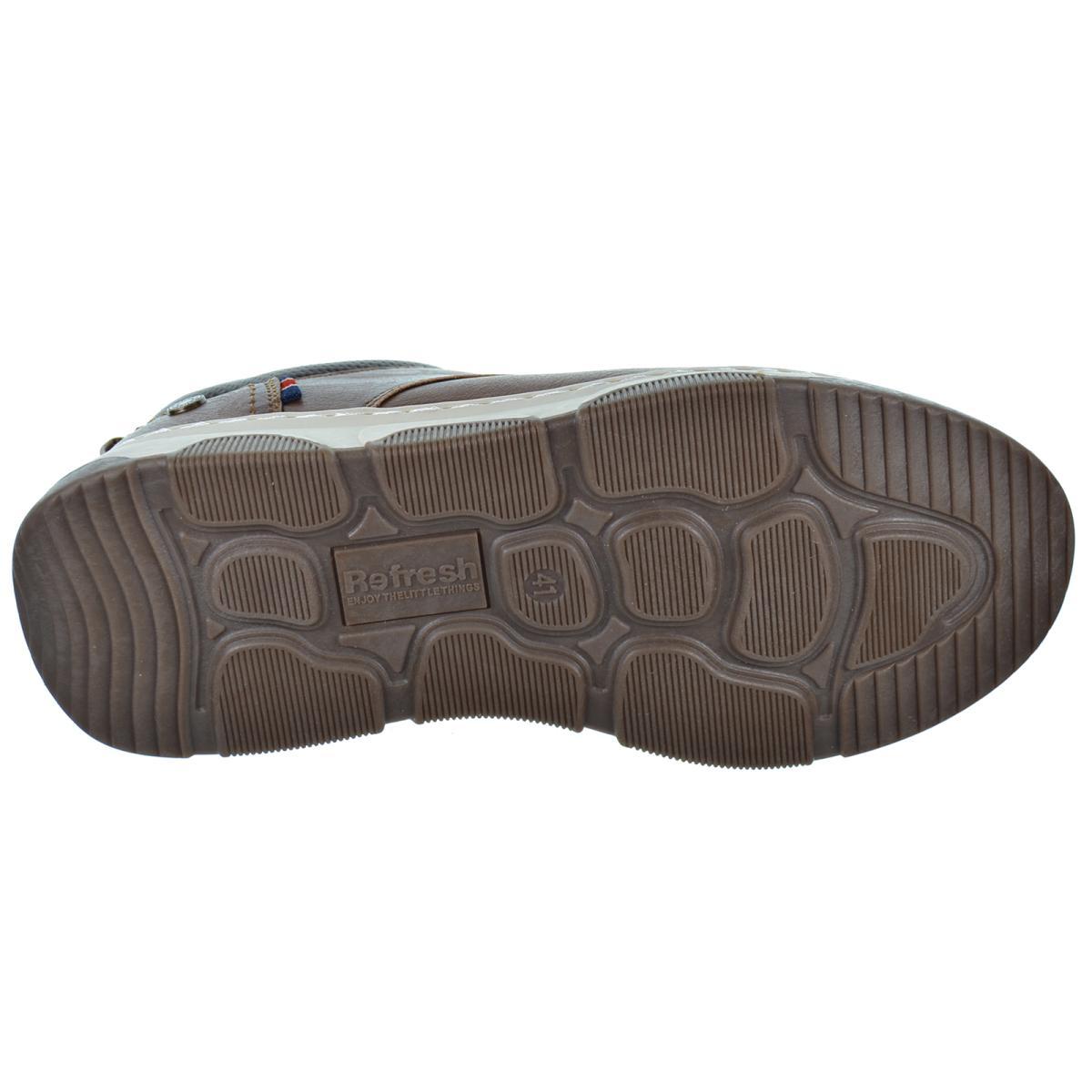 Refresh 172143 Zapato Casual Zapato casual vegano con cordones, suela antideslizante y plantilla sintética.