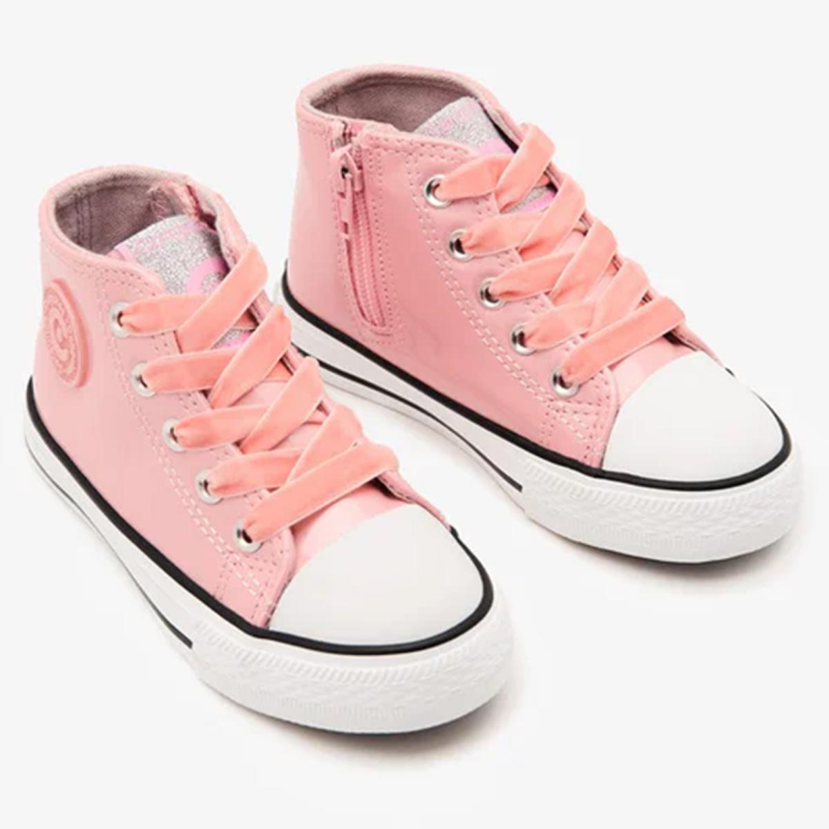 Conguitos 283090 Zapatilla caña alta Charol NIña