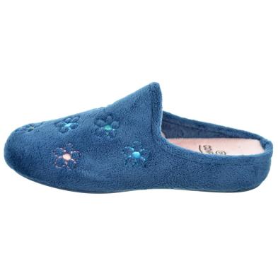 Cmconfort 30488 Zapatilla Casa Texil Acolchada Mujer