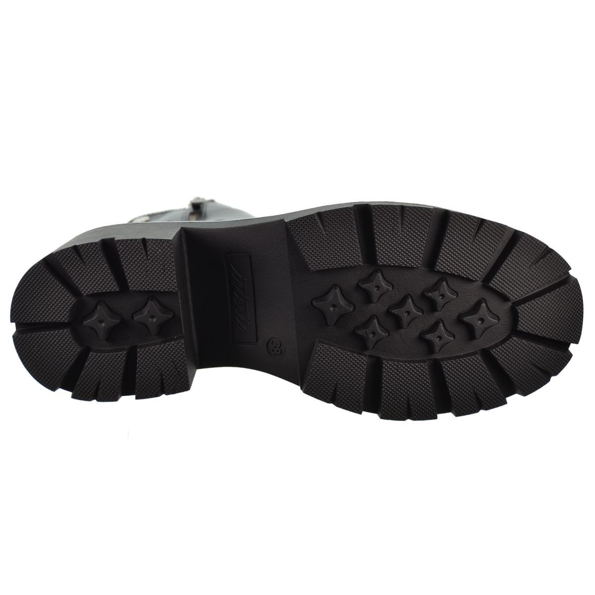 Isteria 24277 Botín Sintético Cremallera Cordones Mujer