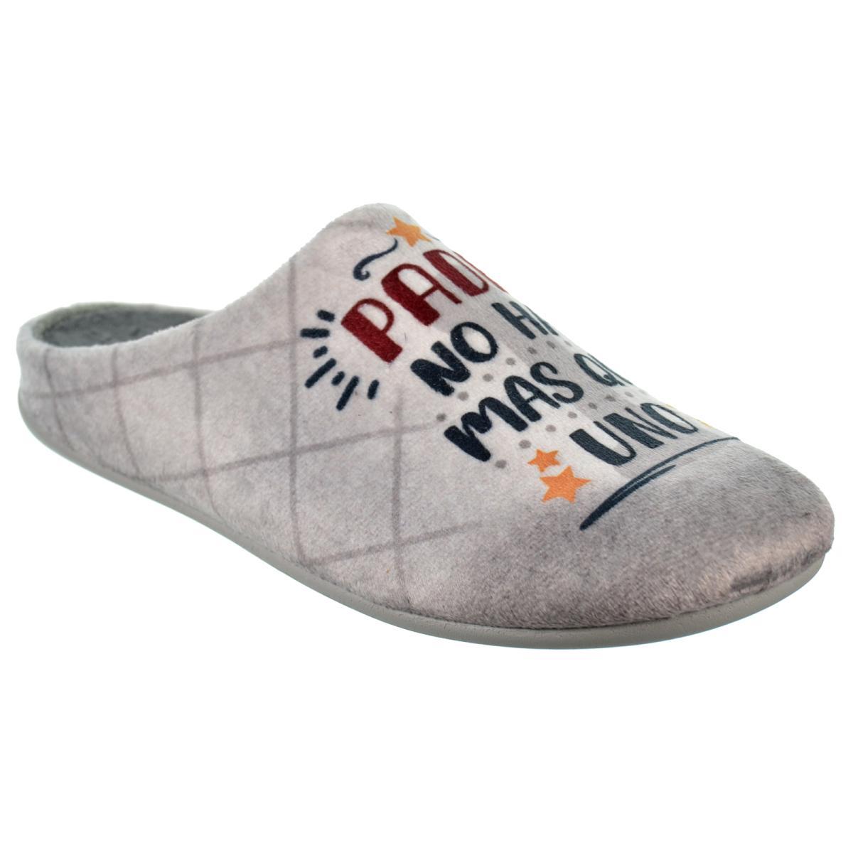 Cmconfort 40424 Zapatilla Casa Acolchada Textil Hombre