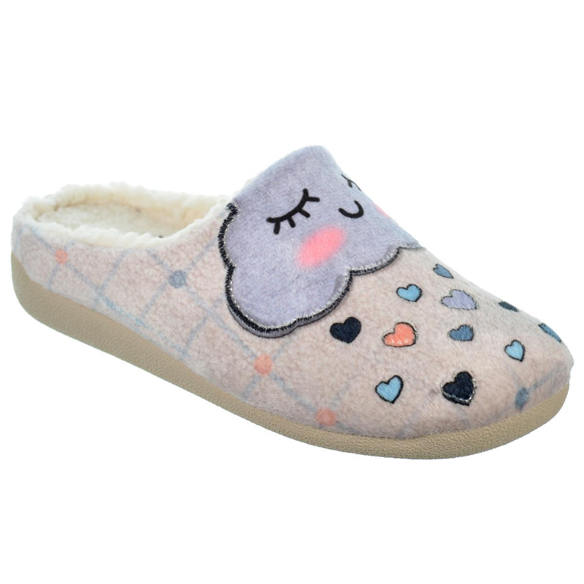 Cmconfort 40393 Zapatilla Casa Textil Borreguillo Mujer Cmconfort 40393 Zapatilla Casa Textil Borreguillo Mujer