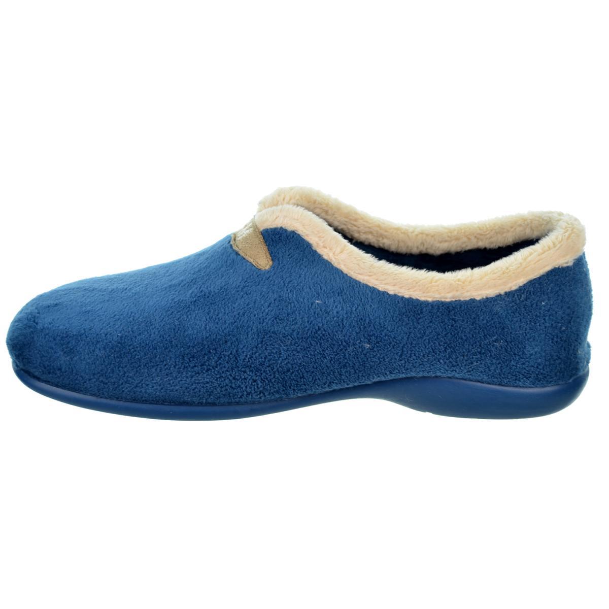 Cmconfort 30555 Zapatilla Casa Textil Acolchada Mujer
