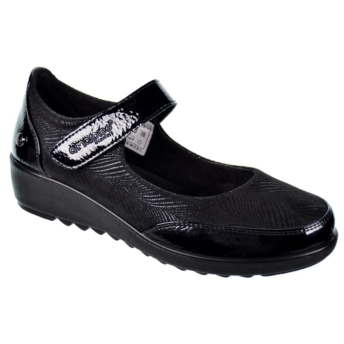 Amarpies 27024 Zapato Charol Mercedita Confort Mujer