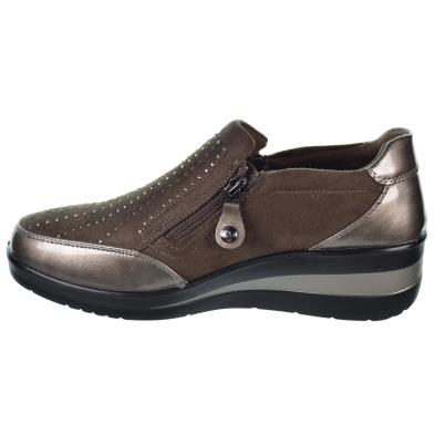 Amarpies 25337 Zapato Confort Sintético Textil Cuña Mujer