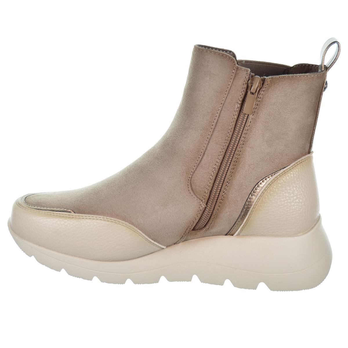 Amarpies 27097 Botín Confort Cuña Sintético Textil Mujer