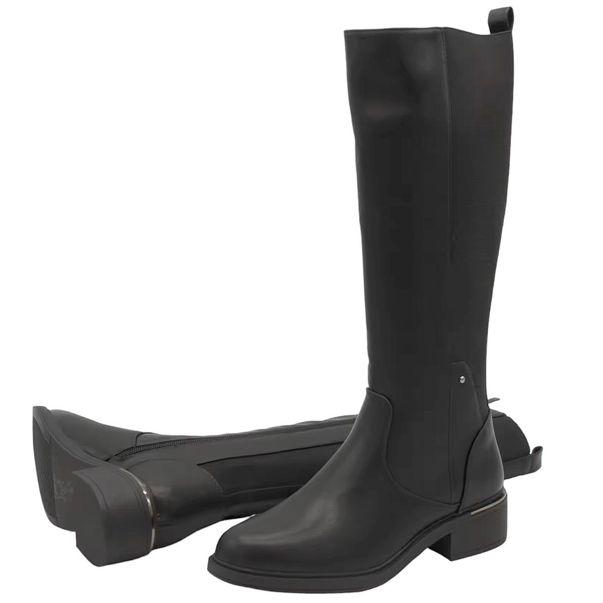 Amarpies 25573 Bota Sintética Forro Textil Tacon Mujer