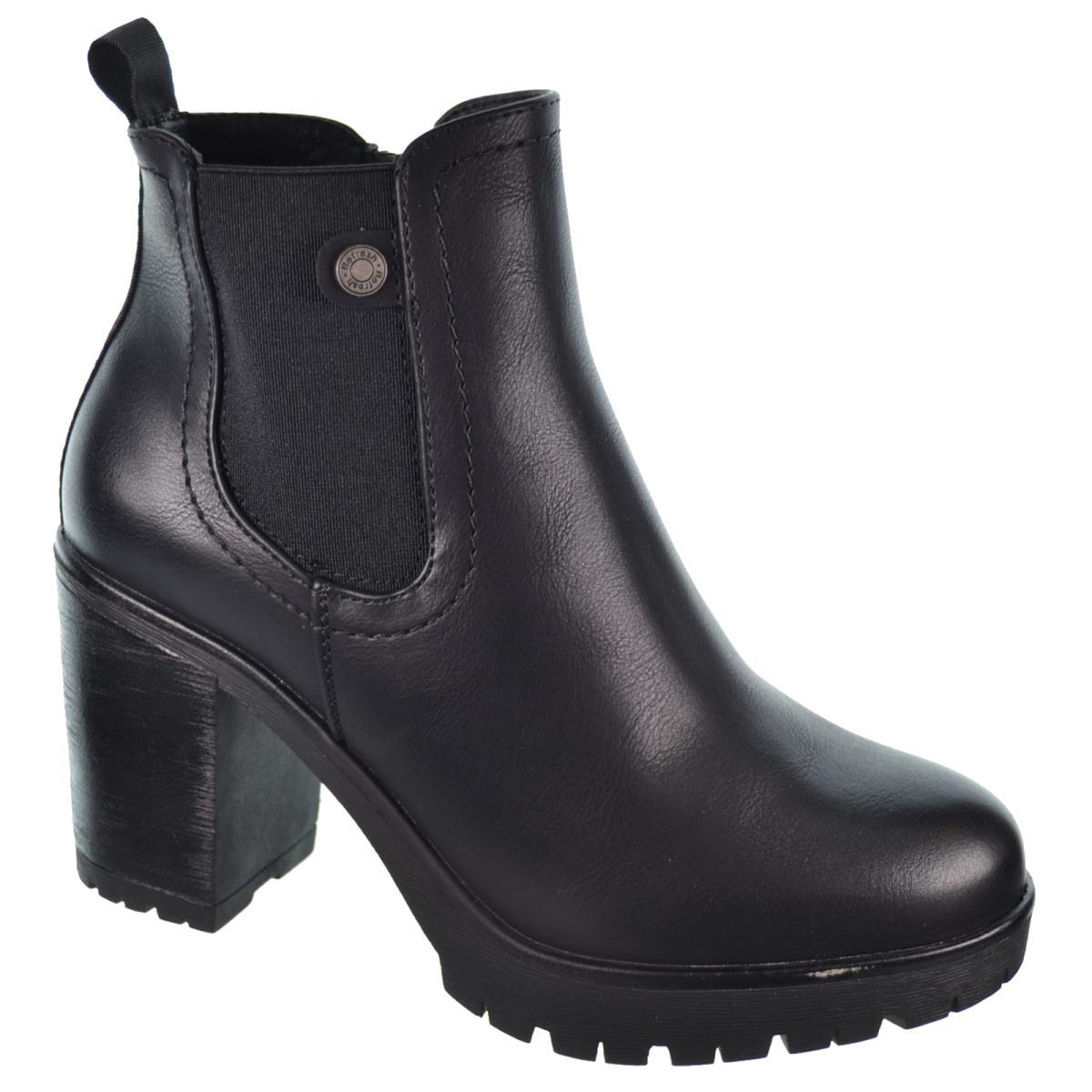 Refreh 172251 Botín Vegano Acolchado Tacón Plataforma Mujer