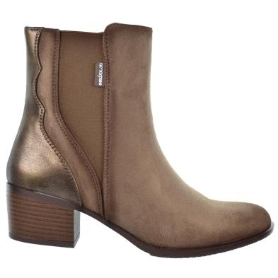 Amarpies 27254 Botín Antelina Acolchado Tacón Ancho Mujer