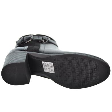 Amarpies 27295 Botín Acolchado Antelina Tacón Ancho Mujer