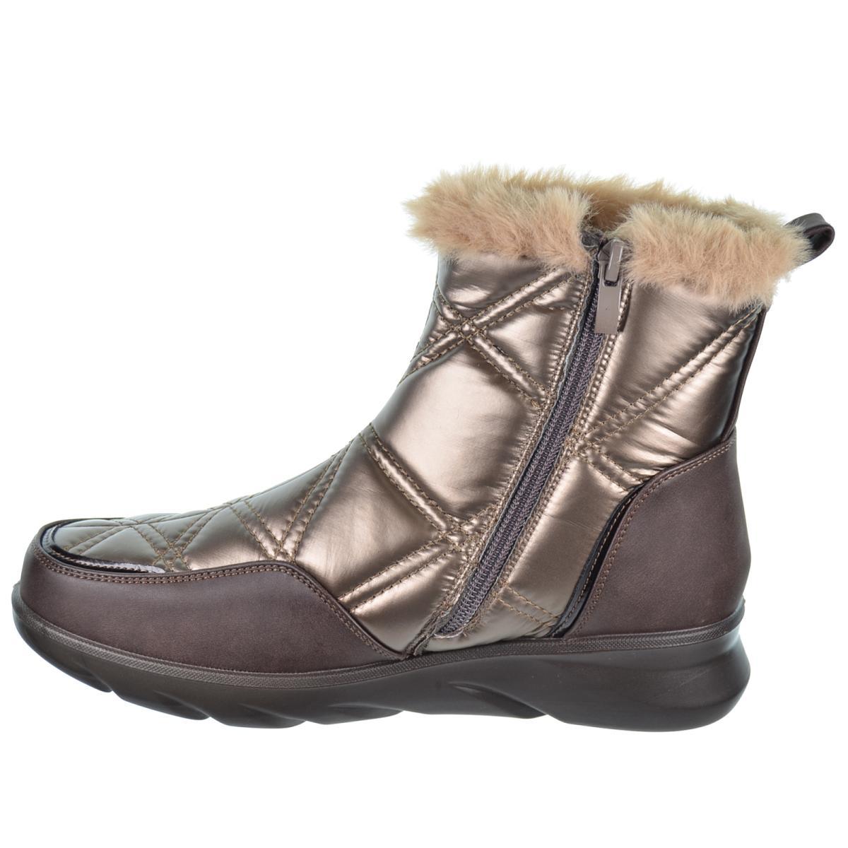 Amarpies 27086 Botín Collarin Pelo Confort Piso Cuña Mujer