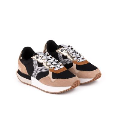 Yumas Presley Sneaker Serraje y Textil Confort Mujer