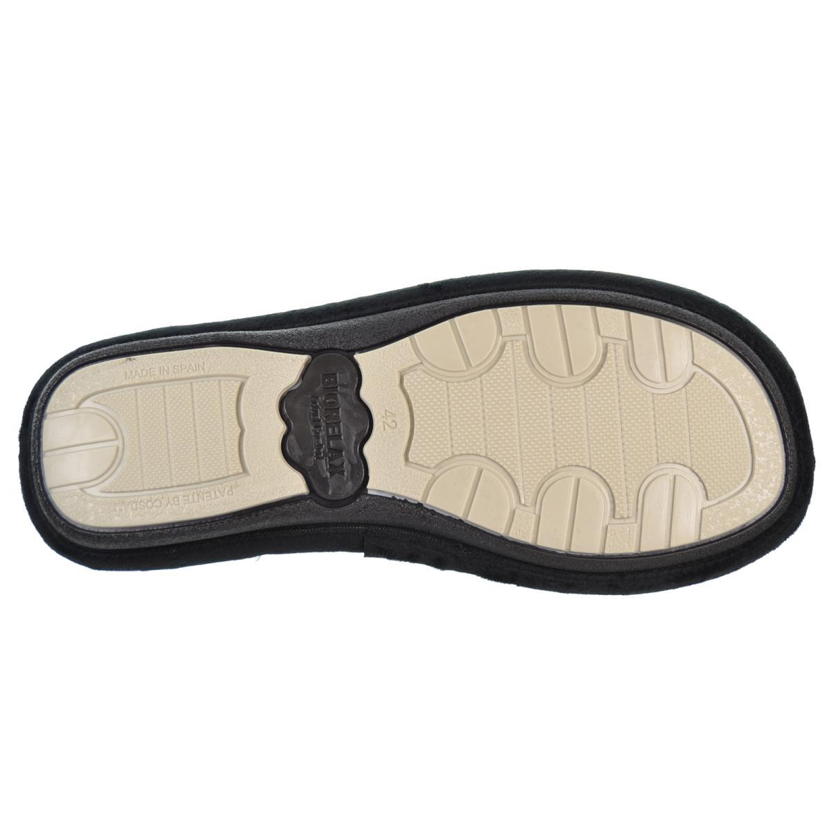 Biorelax 1500 Zapatilla Casa Textil Hombre Pies Delicados