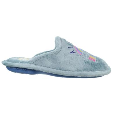Biorelax 4586 Zapatilla Casa Textil Pies Delicados Mujer