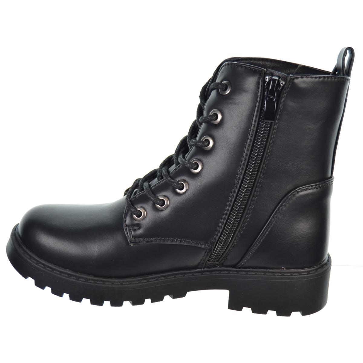 Crecendo 2628 Botín Sintético Antideslizante Niña Cremallera