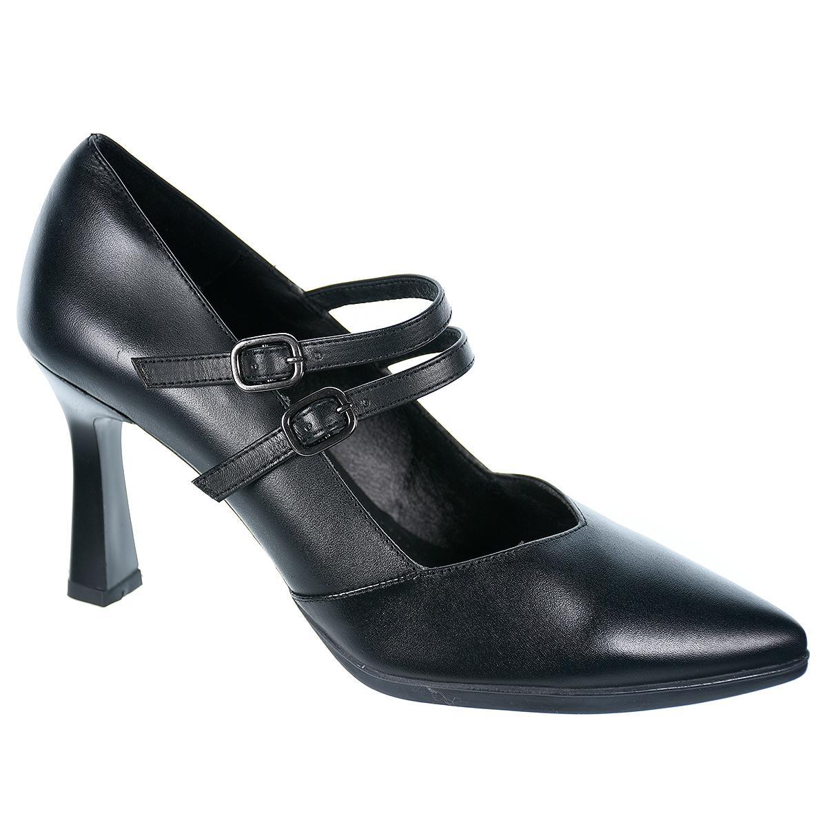 Syra22 Desiree Zapato Piel. Hebilla y plantilla acolchada transpirable y ergonómica. Tacón alto antideslizante.