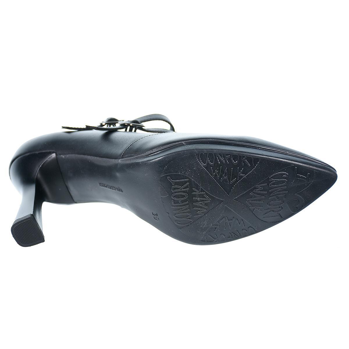 Syra22 Desiree Zapato Piel. Hebilla y plantilla acolchada transpirable y ergonómica. Tacón alto antideslizante.