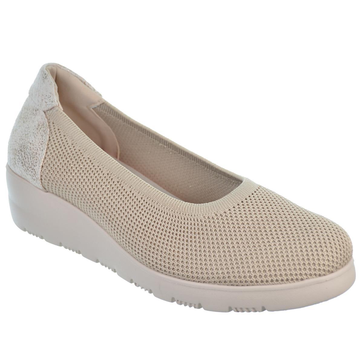 30s Treintas 4352 Zapato Confort Textil Suela Cuña Mujer