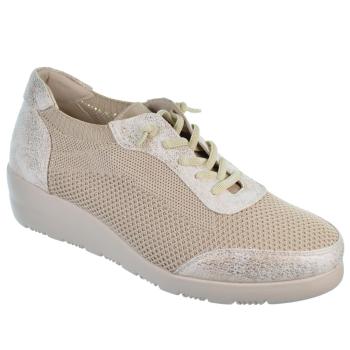 30s Treintas 4350 Zapato Elástico Confort Cuña Cordones Mujer 2