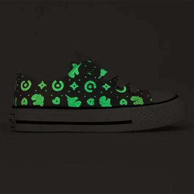 Conguitos 283100 Zapatilla Textil Purpurina Brilla Oscuridad Niña