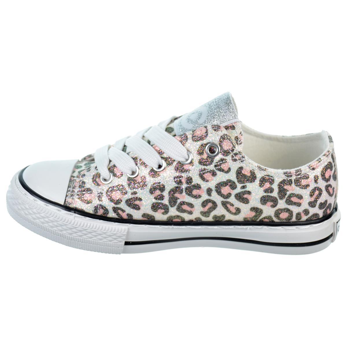 Conguitos 283109 Zapatilla Textil Purpurina Cordones Niña