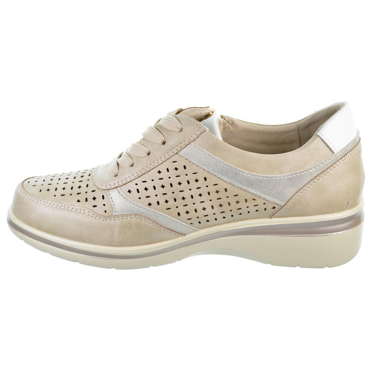 Amarpies 26399 Zapato Confort Sintético Cuña Mujer