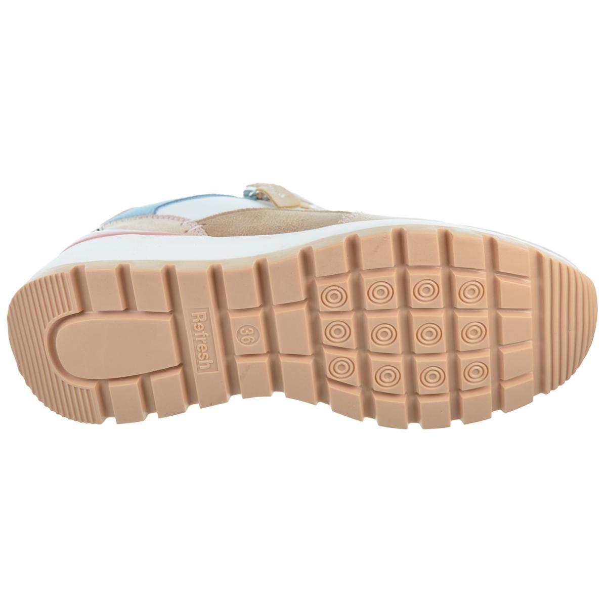 Refresh 172446 Zapato Casual Sintético Cremallera Cordones Mujer