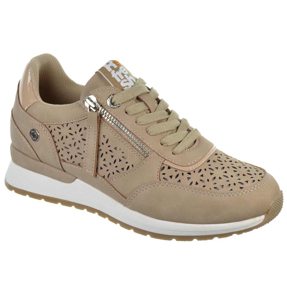 Refresh 172789 Zapato Casual Sintético Confort Mujer Cremallera y Cordones