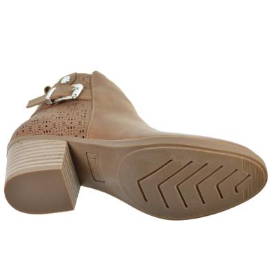 Refresh 172623 Botín imitación Piel Cremallera Tacón Ancho Mujer