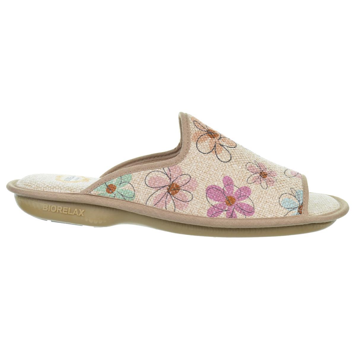 Biorelax 4018 Zapatilla Casa Textil Pies Delicados | Mujer