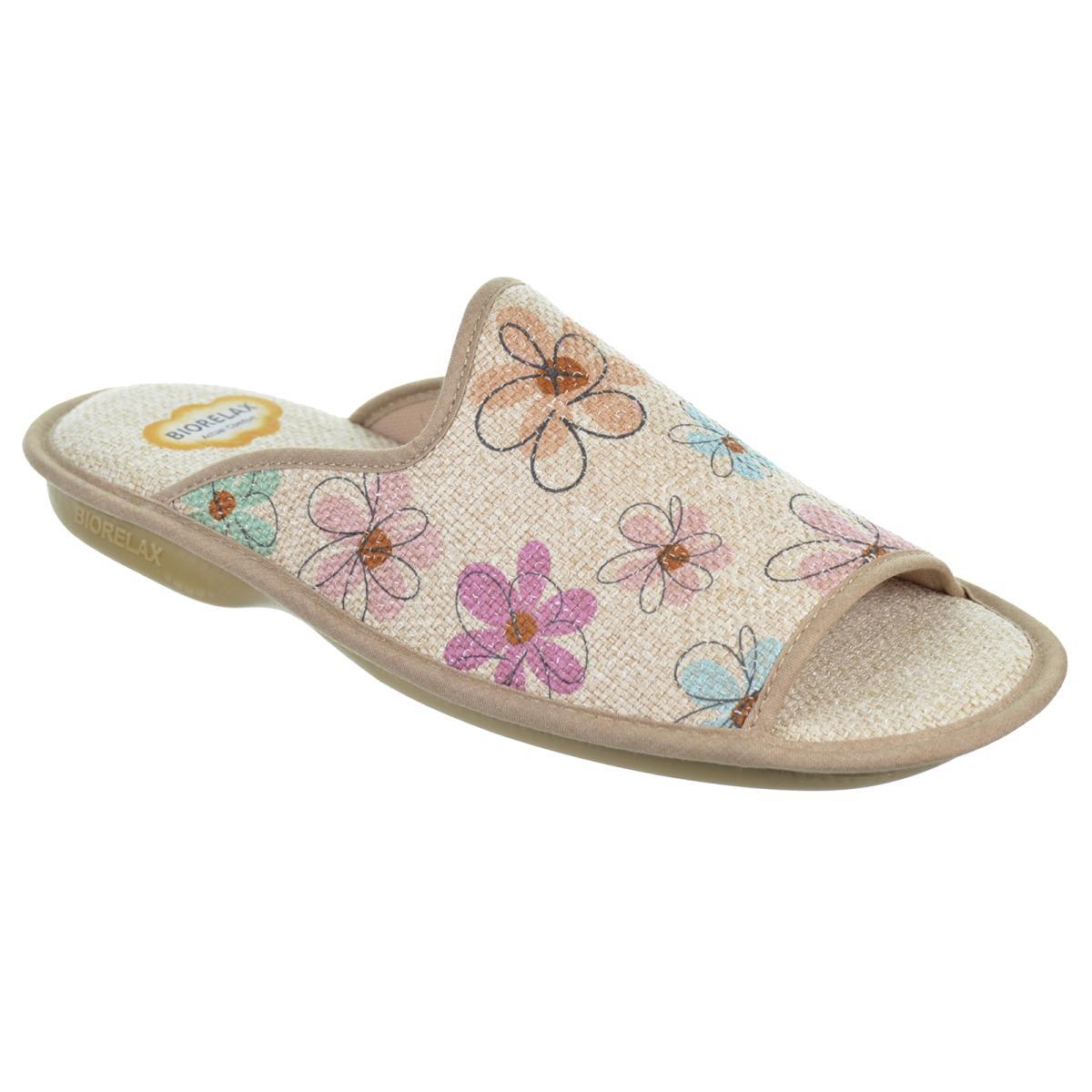 Biorelax 4018 Zapatilla Casa Textil Pies Delicados | Mujer