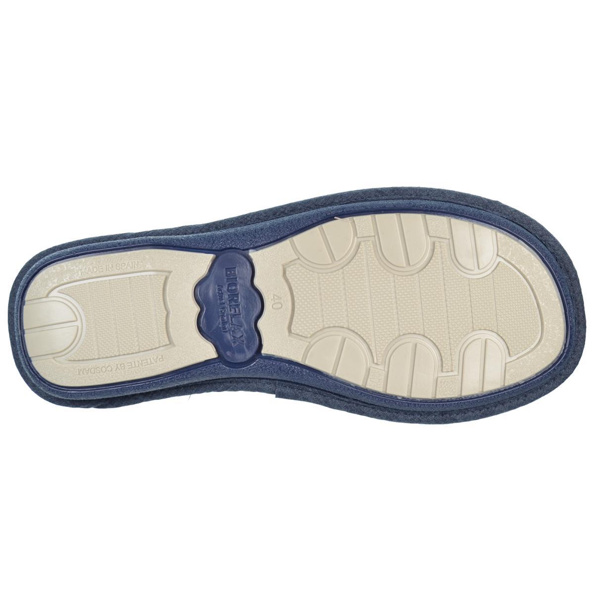 Biorelax 1402 Zapatilla Casa Textil Hombre Pies Delicados Biorelax 1402 Zapatilla Casa Textil Hombre Pies Delicados